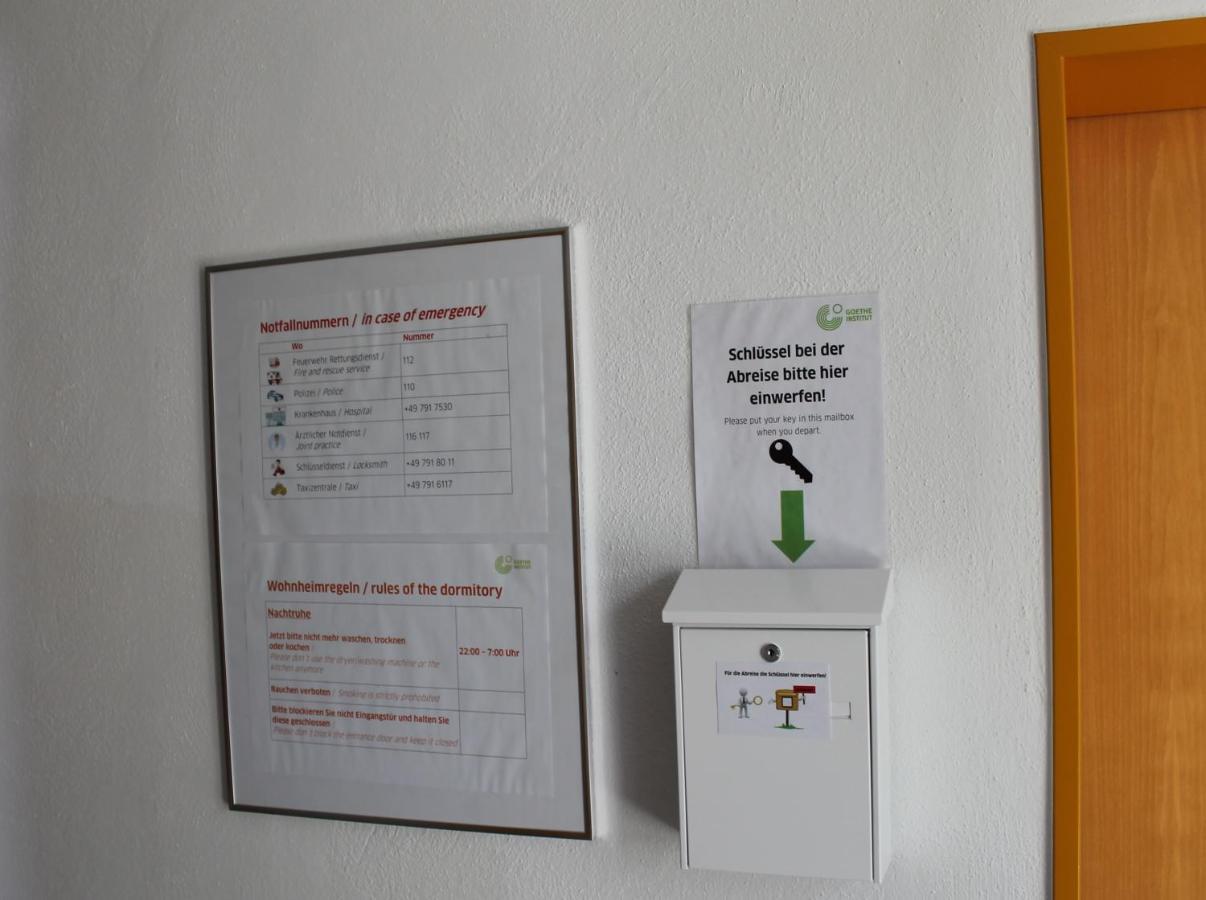 Gaestehaus Goethe-Institut Schwabisch Hall Bagian luar foto